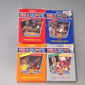 NBA Hoops 1- 4 mini collection books